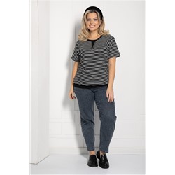 Блуза Асти (черная) Б12628-20