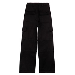 Брюки текстильные джинсовые утепленные для девочек