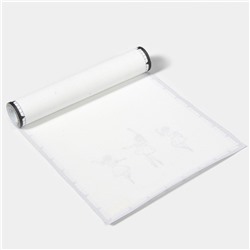 Дорожка новогодняя на стол Доляна «Волшебная сказка», сервировочная, 180×30 см, белая