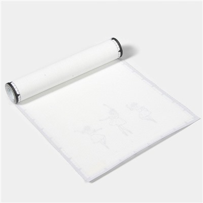 Дорожка новогодняя на стол Доляна «Волшебная сказка», сервировочная, 180×30 см, белая