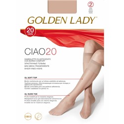 Гольфы Golden Lady Ciao 20 den (daino, 2 пары)