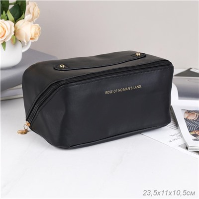 Косметичка 23,5х11х10,5 см / XN-005BL /уп 50/черная