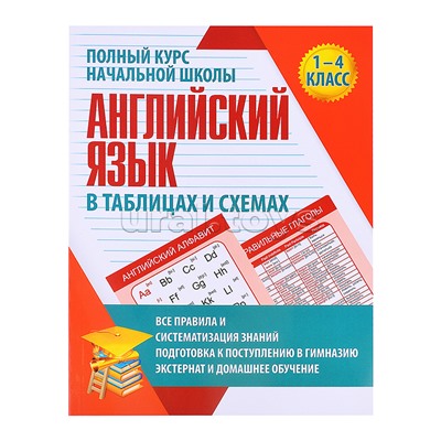 Полный курс начальной школы. Английский язык в таблицах и схемах. 1-4 класс