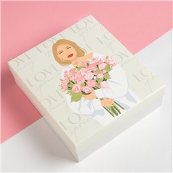 Набор подарочный «Этель» Spring, полотенце, спонж