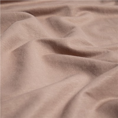 Костюм женский (футболка, шорты) MINAKU: Casual Collection, бежевый, размер 48