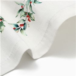 Дорожка на стол Этель Christmas collection 30×70 см, 100% хлопок, саржа 190 г/м², белая