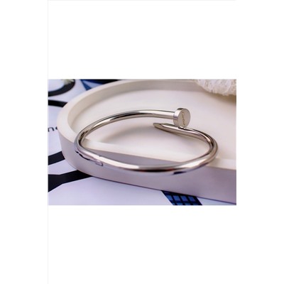 Браслет Гипоаллергенный из медицинского сплава, в стиле Картье Гвоздь + Подарок, в подарочном мешочке НАТАЛИ, 1131012