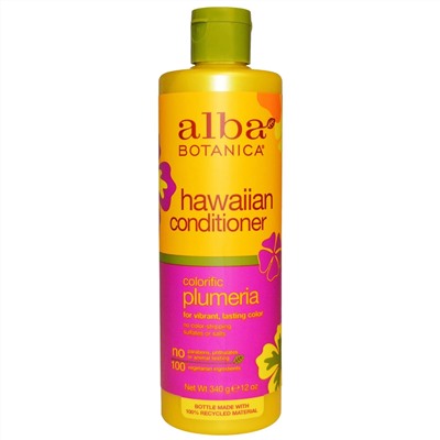 Alba Botanica, Гавайский кондиционер, красочная плюмерия, 12 унций (340 г)