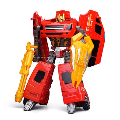 Робот трансформирующийся в машину скорой помощи, в коробке