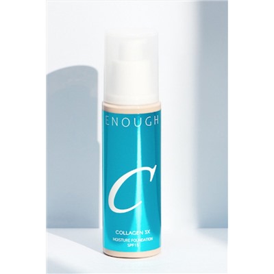 Enough Увлажняющий тональный крем для лица с коллагеном N20 / Collagen 3X Moisture Foundation SPF15, 100 мл KRISTALLER, 1130981