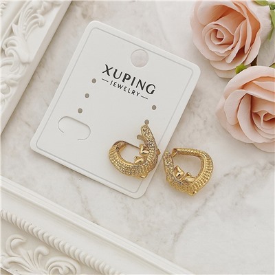 Серьги коллекция "Xuping" покрытие позолота, арт.004.106