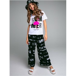 Брюки текстильные для девочек