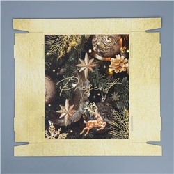 Коробка подарочная новогодняя складная «Фотографичная», 31×25.5×16 см, Новый год