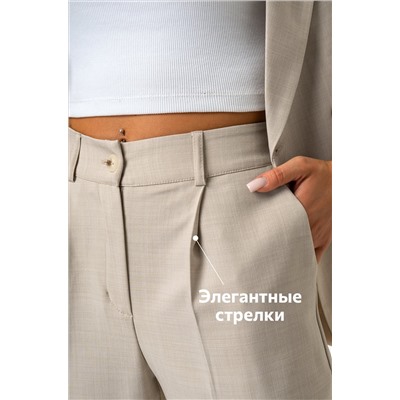 Женский брючный костюм с жилетом Happyfox