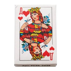 Карты игральные классические 36 шт. с пластик.покрытием PC36_2938