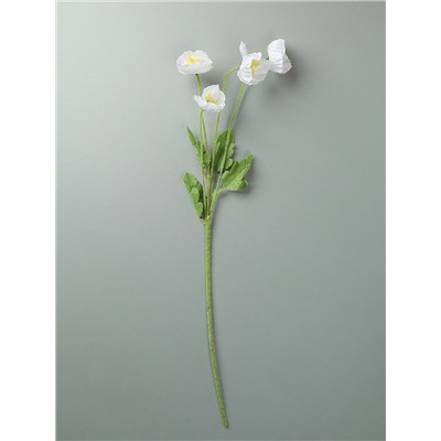 Цветок искусственный БЕЛЫЙ 60 см / ZHQ-11 /уп 10/200/ 4 цветка