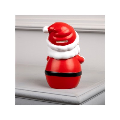 Светодиодная фигура «Дед Мороз» 8×19×8 см, пластик, от батареек LR44×3, свечение тёплое белое