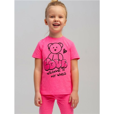 Фуфайка трикотажная для девочек (футболка)