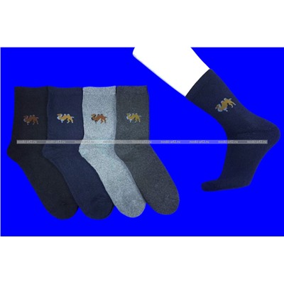 Термоноски мужские верблюжья шерсть внутри махра арт. 1307