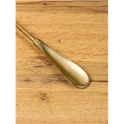 Ложка для обуви «Венок», 54 см, латунь, манговое дерево