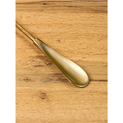 Ложка для обуви «Венок», 54 см, латунь, манговое дерево