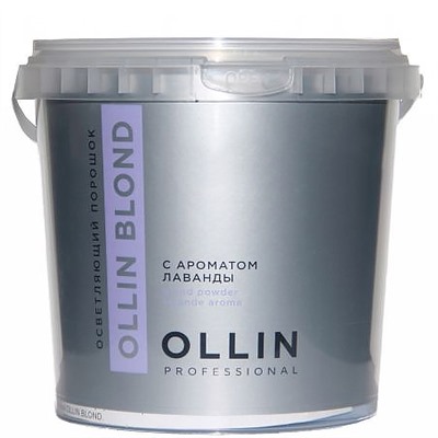 OLLIN BLOND Осветляющий порошок с ароматом лаванды 500г / Blond Powder Aroma Lavande
