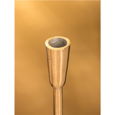 Подсвечник «Модэст», 9×9×27 см, алюминий, серебристый