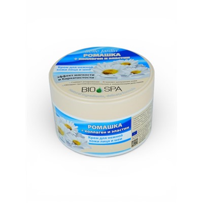 Крем для лица B.J.Bio Spa ромашка + коллаген и эластин, 200 мл