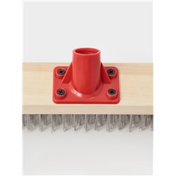 Щётка для пола с металлической щетиной, 50 см