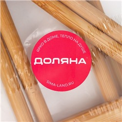 Подставка для разделочных досок и крышек, 26×10.5 см, 5 мест, бамбук