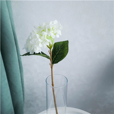 Цветок искусственный Гортензия 43 см белая / WN-36 /уп 150/600/