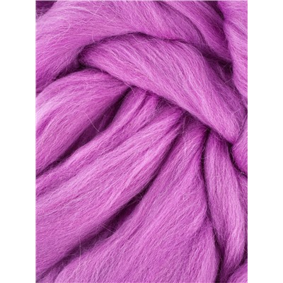 Шерсть для валяния 100 г, цвет орхидея