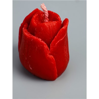 УЦЕНКА Свеча «Тюльпан», 4×4×4 см, соевый воск