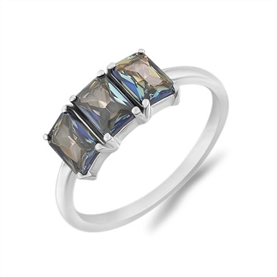 Кольцо, мистик кварц синий, Феникс