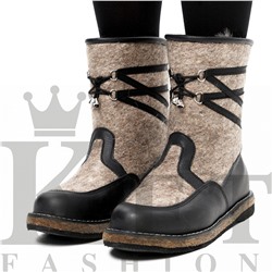 Сапожки женские войлочные Вьюга, войлочная подошва