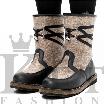 Сапожки женские войлочные Вьюга, войлочная подошва