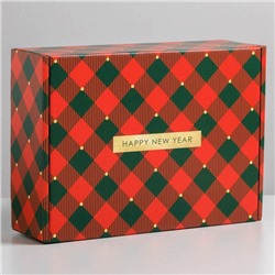 Коробка подарочная новогодняя складная «Волшебного Нового года», 30.5×22×9.5 см