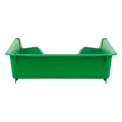 Лоток для бумаг горизонтальный ЛИДЕР зеленый ЛТГ-30468 Стамм