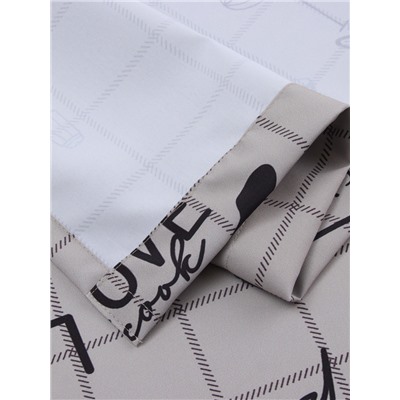 Шторы для кухни с подхватами «Этель» Homemade, 170×145 см, комплект - 2 шт.