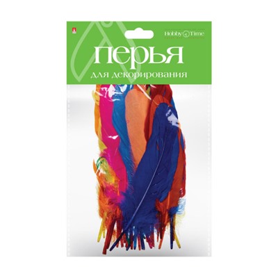 Перья для декорирования КРЕАТИВНЫЙ МИКС 17-20см НАБОР №7 2-405/04 Альт
