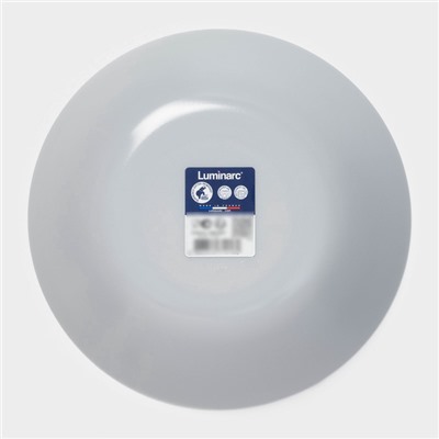 Тарелка глубокая Luminarc DIWALI GRANITE, d=20 см, стеклокерамика, серая