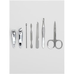 Набор маникюрный «Радуга», 7 предметов, в футляре, разноцветный