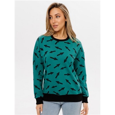 Толстовка женская ТЖ-36 (Зеленые стрелочки)