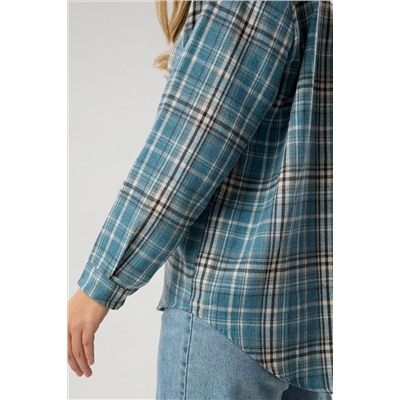 Рубашка в клетку НАТАЛИ, 1223932