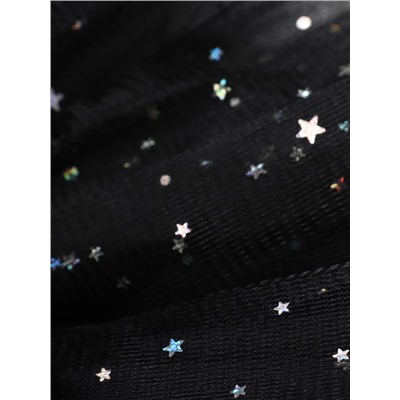 Юбка детская KAFTAN «Звездочки», чёрный, длина 17 см