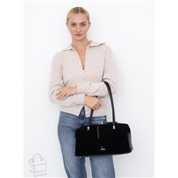 Сумка женская кожаная 98409SP black Velina Fabbiano-Safenta в Новосибирске