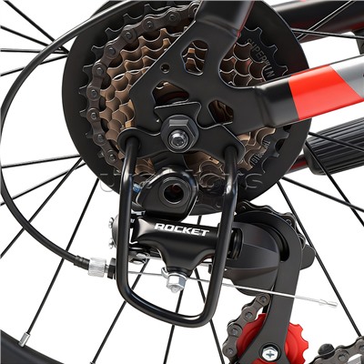 Велосипед 20" Rocket Crux 1.0 , цвет черный, размер 11"