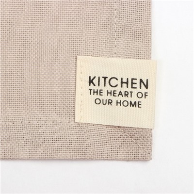 Дорожка «Этель» Calm, 40×146 см, 100% хлопок, рогожка 186 г/м²