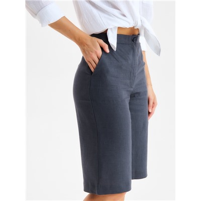 Бермуды женские MINAKU: Safari, графит, размер 46