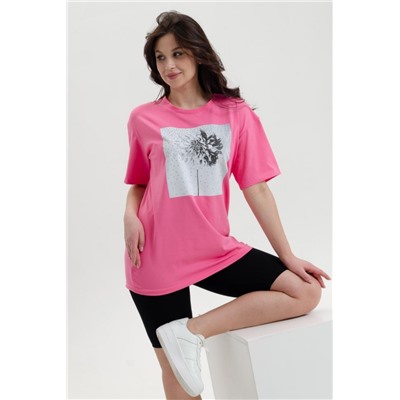 Футболка 027 Бренд Rozhkova KV (Фуксия)